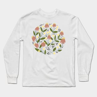 Vintage rose flower bouquet Long Sleeve T-Shirt